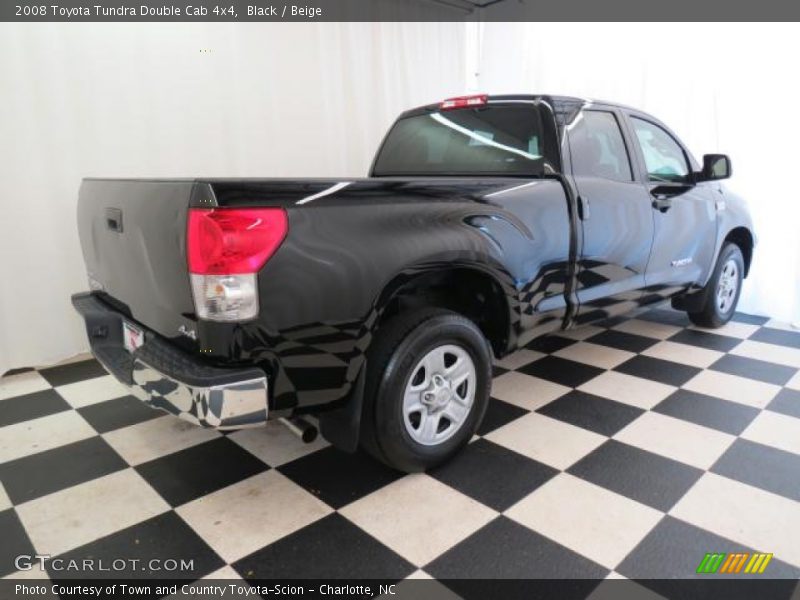 Black / Beige 2008 Toyota Tundra Double Cab 4x4