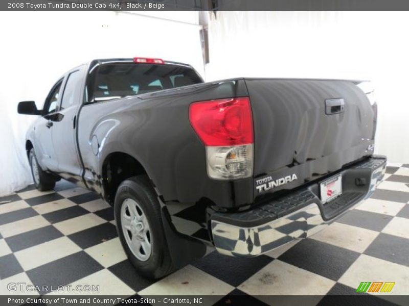 Black / Beige 2008 Toyota Tundra Double Cab 4x4