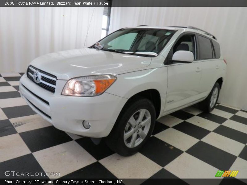 Blizzard Pearl White / Taupe 2008 Toyota RAV4 Limited