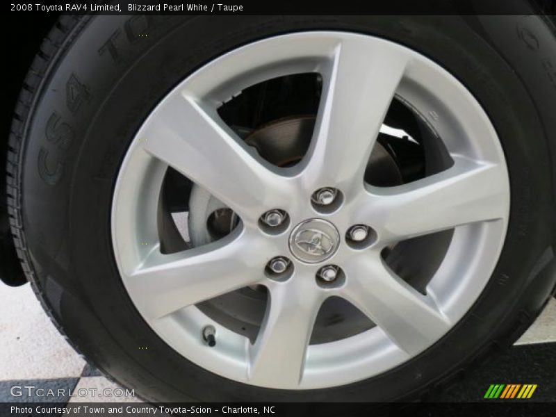 Blizzard Pearl White / Taupe 2008 Toyota RAV4 Limited