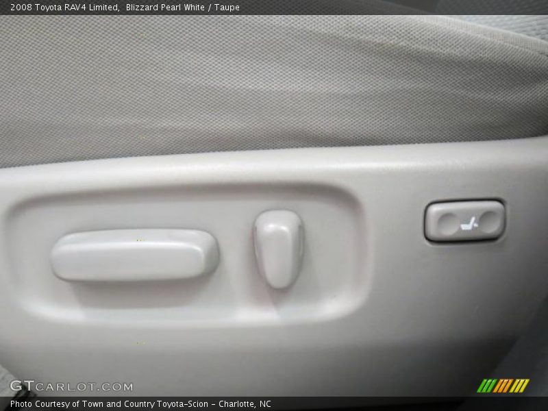 Blizzard Pearl White / Taupe 2008 Toyota RAV4 Limited