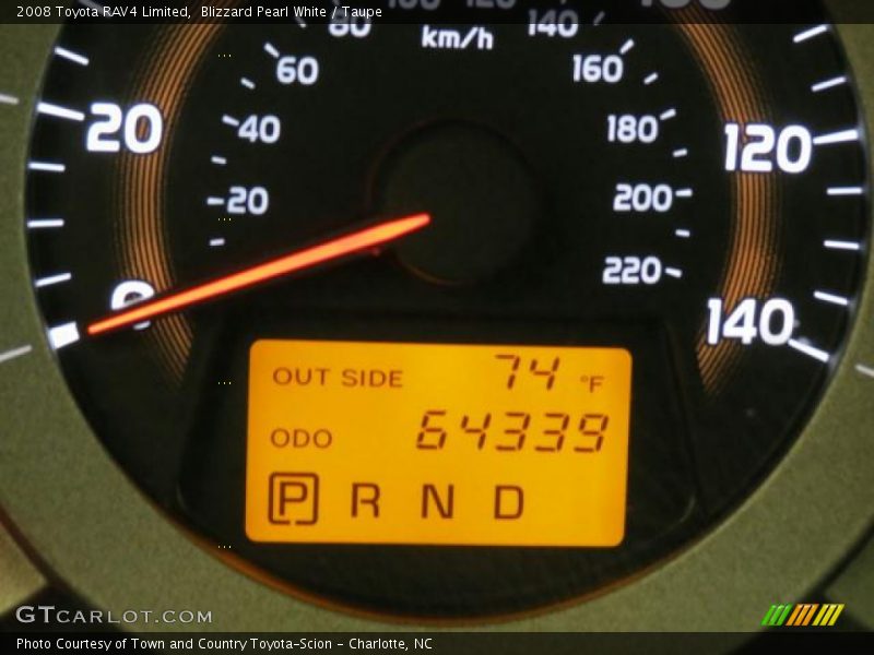 Blizzard Pearl White / Taupe 2008 Toyota RAV4 Limited