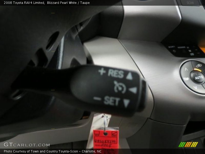 Blizzard Pearl White / Taupe 2008 Toyota RAV4 Limited
