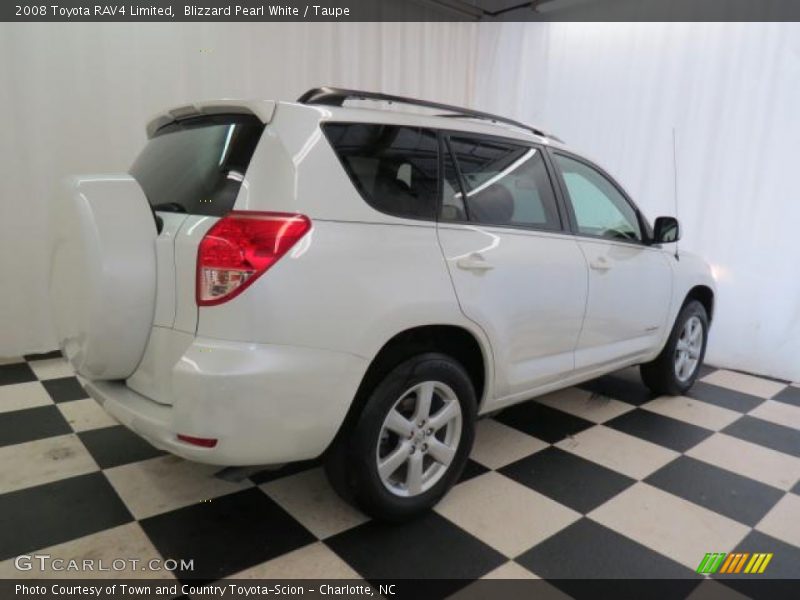Blizzard Pearl White / Taupe 2008 Toyota RAV4 Limited