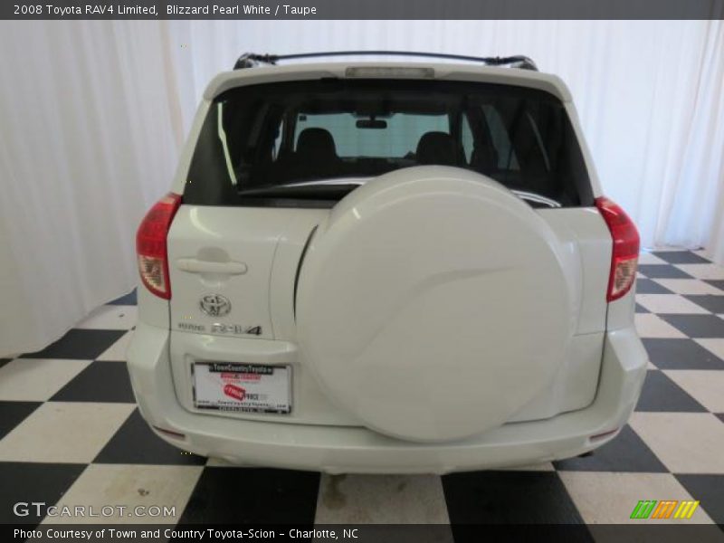 Blizzard Pearl White / Taupe 2008 Toyota RAV4 Limited