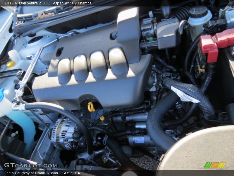 Aspen White / Charcoal 2012 Nissan Sentra 2.0 SL