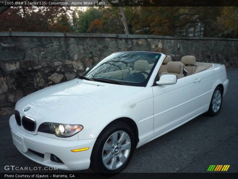 Alpine White / Sand 2005 BMW 3 Series 325i Convertible