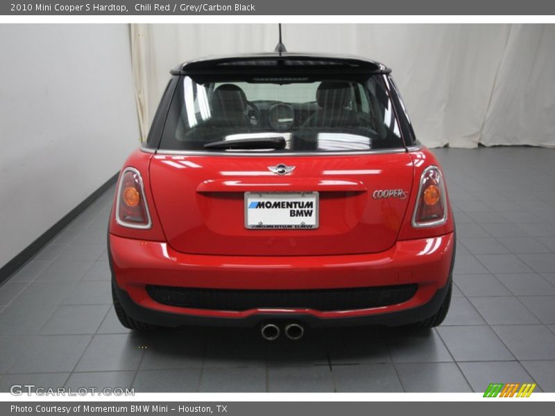 Chili Red / Grey/Carbon Black 2010 Mini Cooper S Hardtop