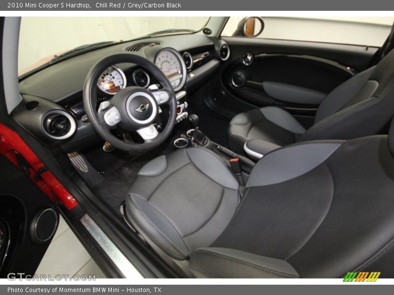 Chili Red / Grey/Carbon Black 2010 Mini Cooper S Hardtop