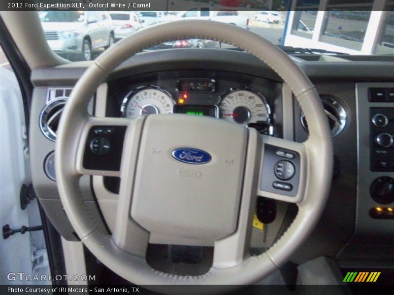 Oxford White / Camel 2012 Ford Expedition XLT