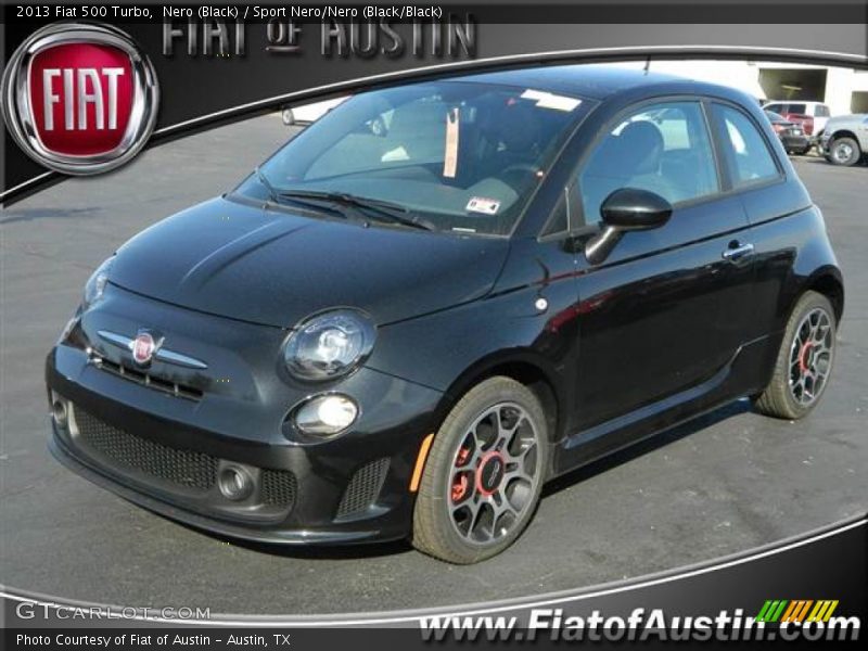 Nero (Black) / Sport Nero/Nero (Black/Black) 2013 Fiat 500 Turbo