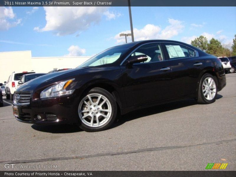 Super Black / Charcoal 2011 Nissan Maxima 3.5 SV Premium