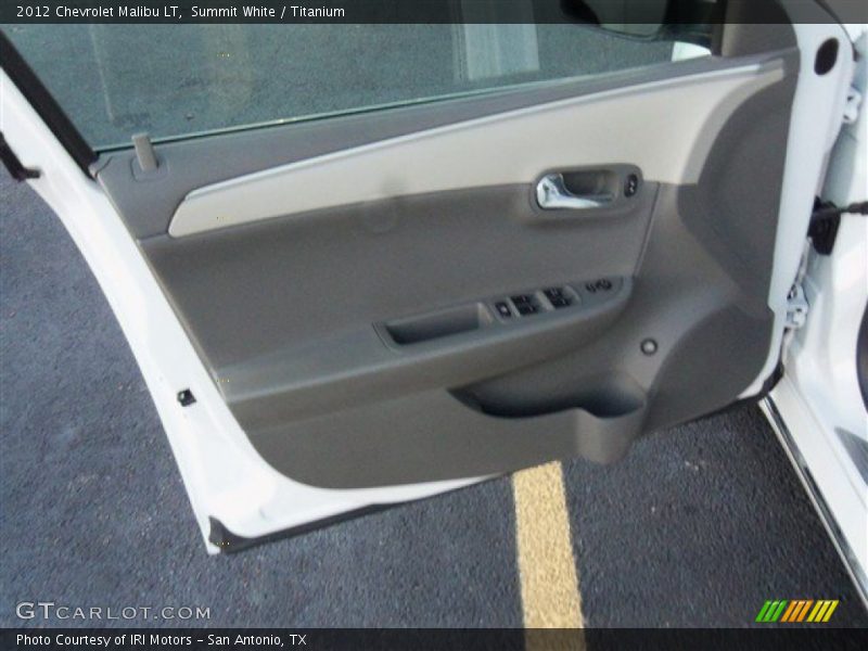 Summit White / Titanium 2012 Chevrolet Malibu LT