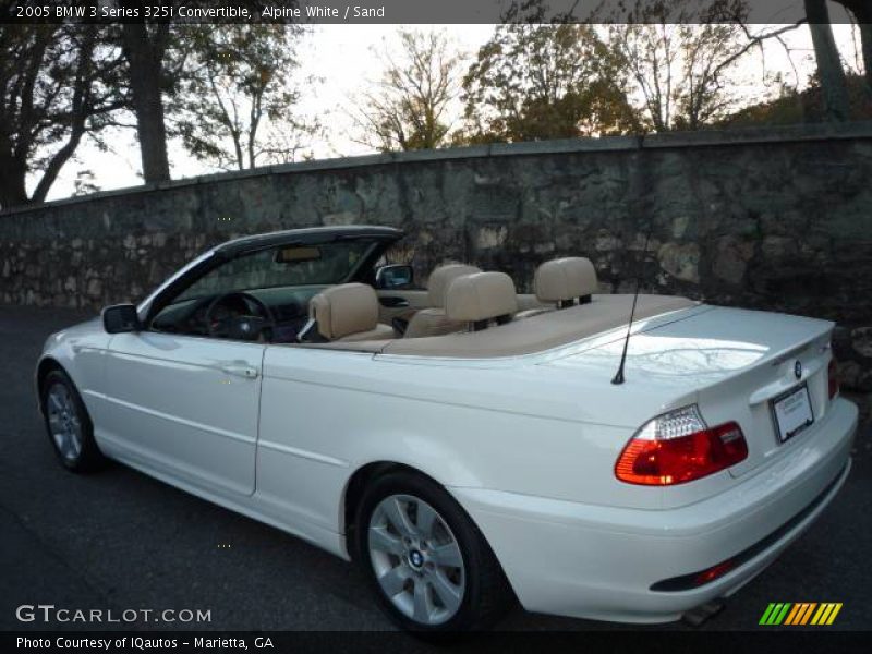 Alpine White / Sand 2005 BMW 3 Series 325i Convertible