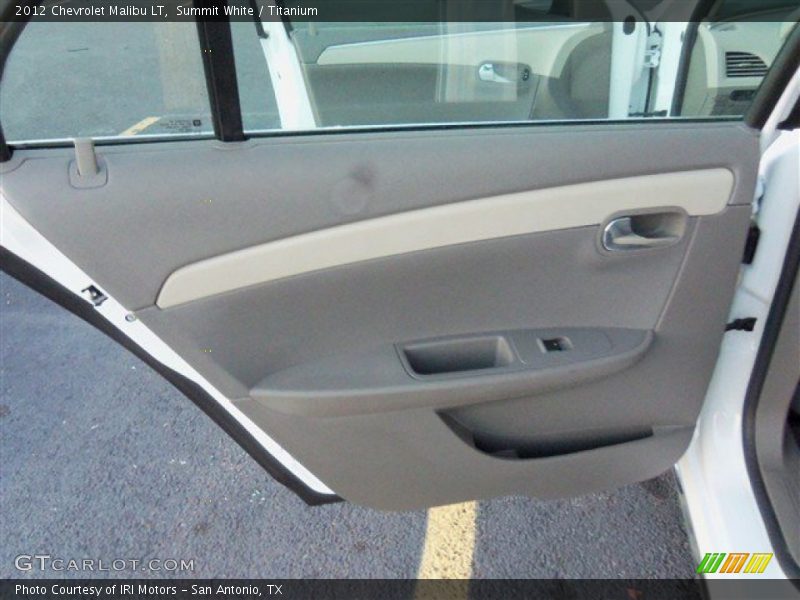 Summit White / Titanium 2012 Chevrolet Malibu LT