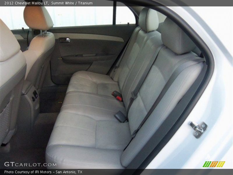 Summit White / Titanium 2012 Chevrolet Malibu LT