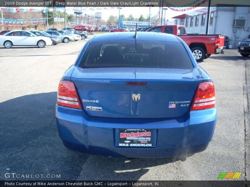 Deep Water Blue Pearl / Dark Slate Gray/Light Graystone 2009 Dodge Avenger SXT