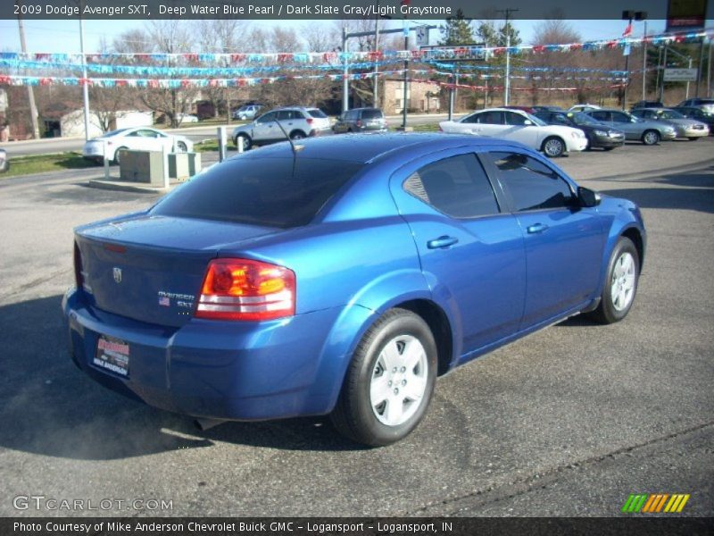 Deep Water Blue Pearl / Dark Slate Gray/Light Graystone 2009 Dodge Avenger SXT