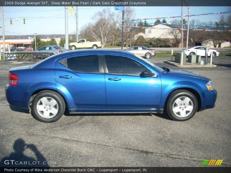Deep Water Blue Pearl / Dark Slate Gray/Light Graystone 2009 Dodge Avenger SXT
