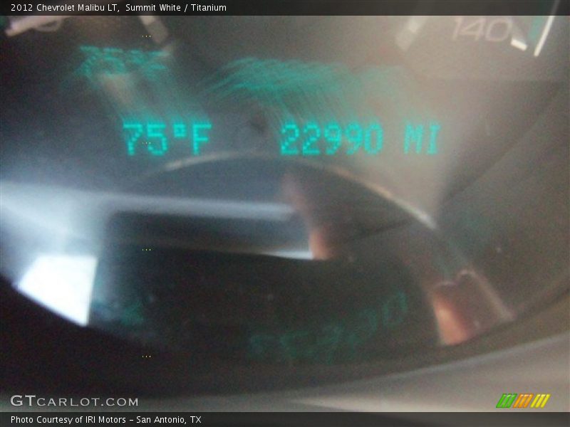 Summit White / Titanium 2012 Chevrolet Malibu LT