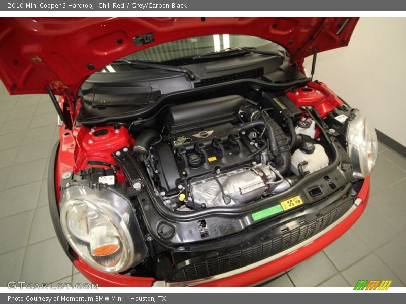 Chili Red / Grey/Carbon Black 2010 Mini Cooper S Hardtop