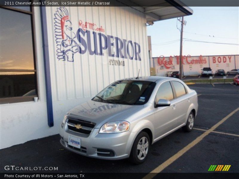 Ice Silver Metallic / Charcoal 2011 Chevrolet Aveo LT Sedan