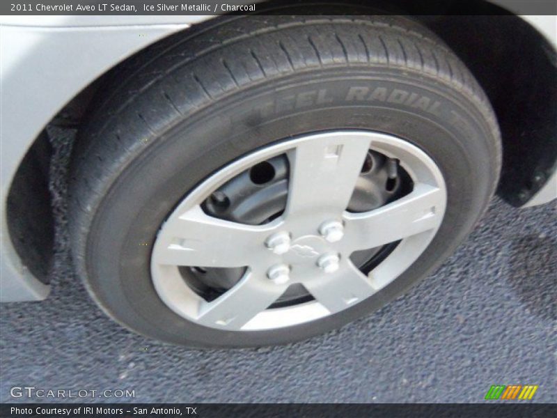 Ice Silver Metallic / Charcoal 2011 Chevrolet Aveo LT Sedan