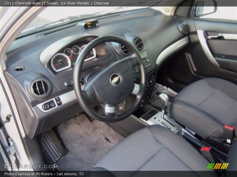 Ice Silver Metallic / Charcoal 2011 Chevrolet Aveo LT Sedan