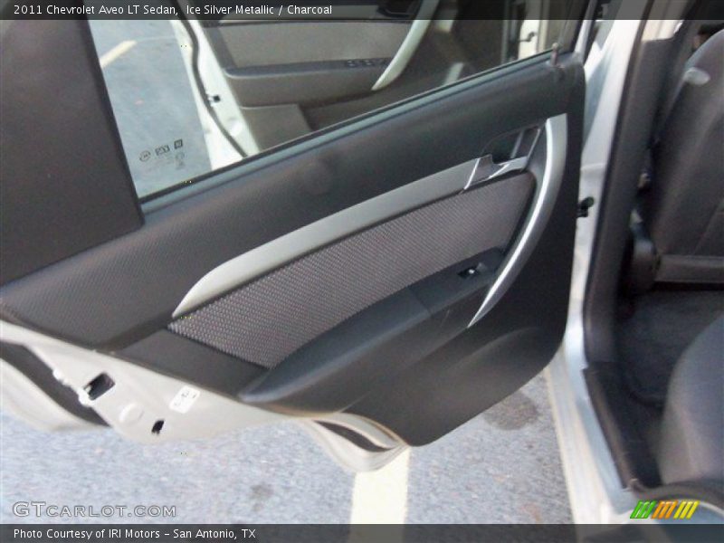 Ice Silver Metallic / Charcoal 2011 Chevrolet Aveo LT Sedan