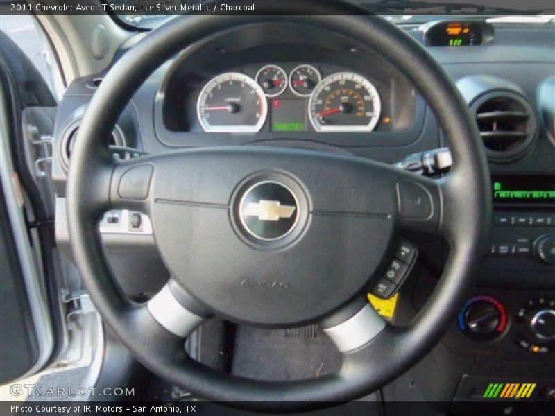 Ice Silver Metallic / Charcoal 2011 Chevrolet Aveo LT Sedan