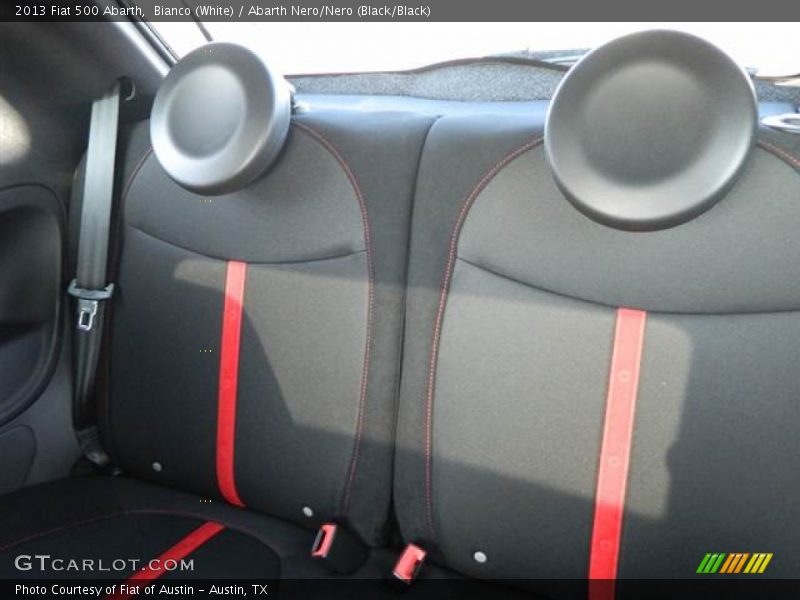 Rear Seat of 2013 500 Abarth