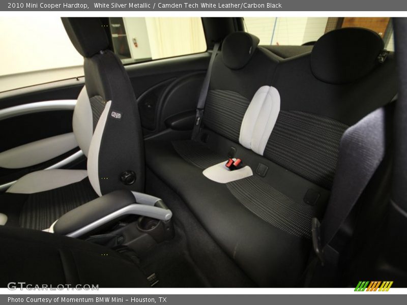 White Silver Metallic / Camden Tech White Leather/Carbon Black 2010 Mini Cooper Hardtop