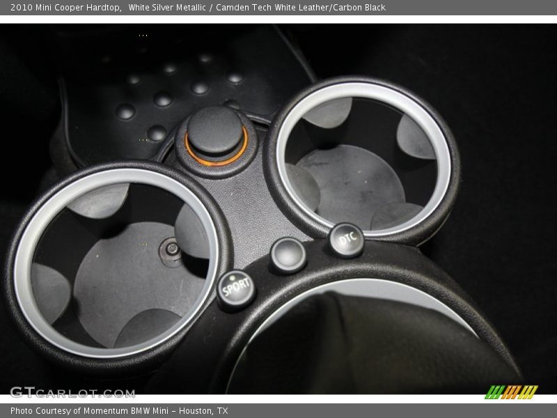White Silver Metallic / Camden Tech White Leather/Carbon Black 2010 Mini Cooper Hardtop