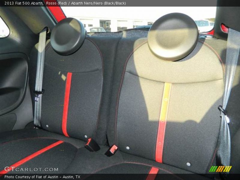 Rear Seat of 2013 500 Abarth