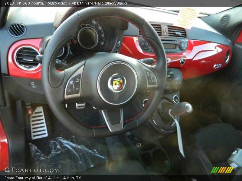 Dashboard of 2013 500 Abarth