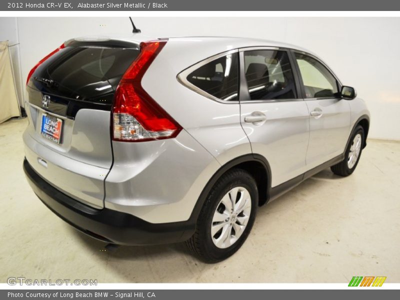 Alabaster Silver Metallic / Black 2012 Honda CR-V EX