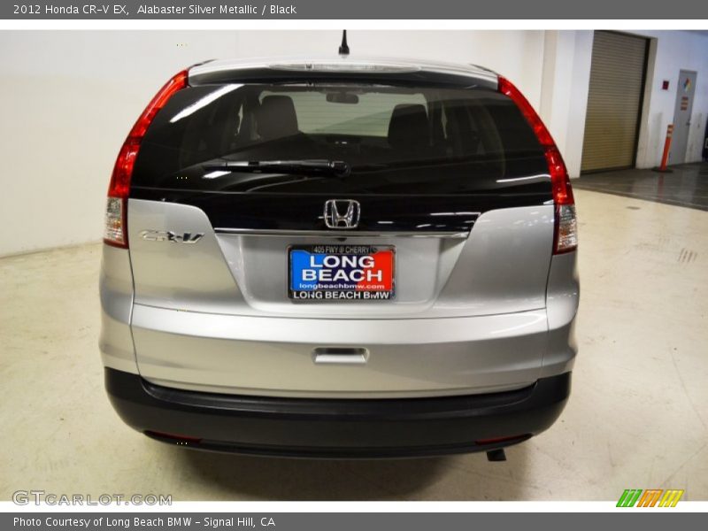 Alabaster Silver Metallic / Black 2012 Honda CR-V EX