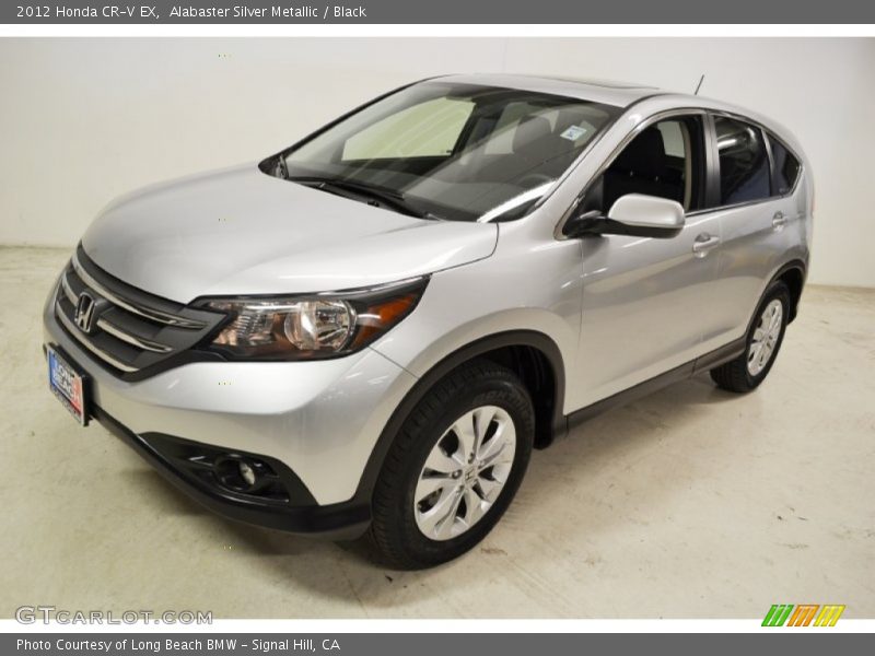 Alabaster Silver Metallic / Black 2012 Honda CR-V EX
