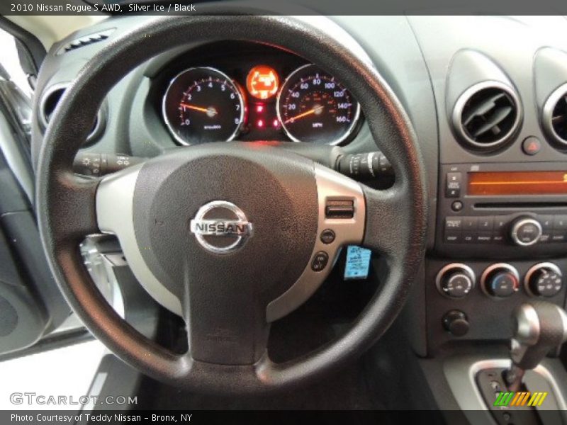 Silver Ice / Black 2010 Nissan Rogue S AWD