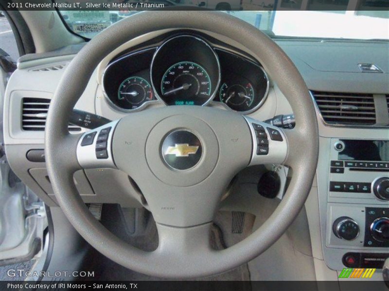 Silver Ice Metallic / Titanium 2011 Chevrolet Malibu LT