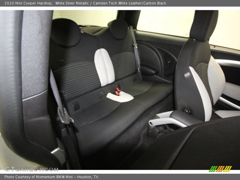 White Silver Metallic / Camden Tech White Leather/Carbon Black 2010 Mini Cooper Hardtop