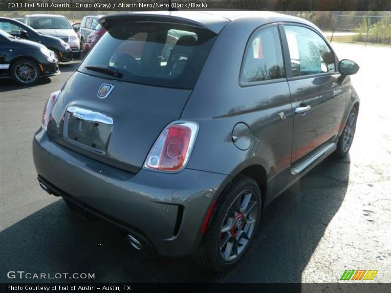 Grigio (Gray) / Abarth Nero/Nero (Black/Black) 2013 Fiat 500 Abarth