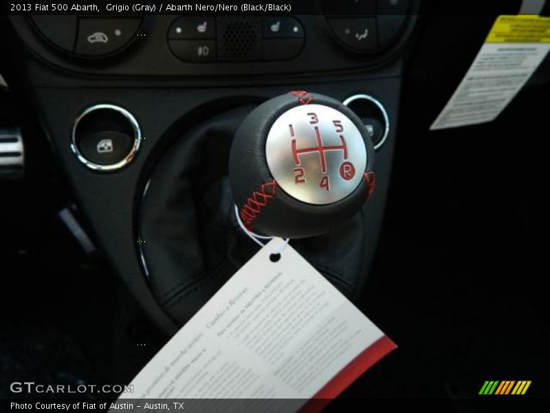  2013 500 Abarth 5 Speed Manual Shifter