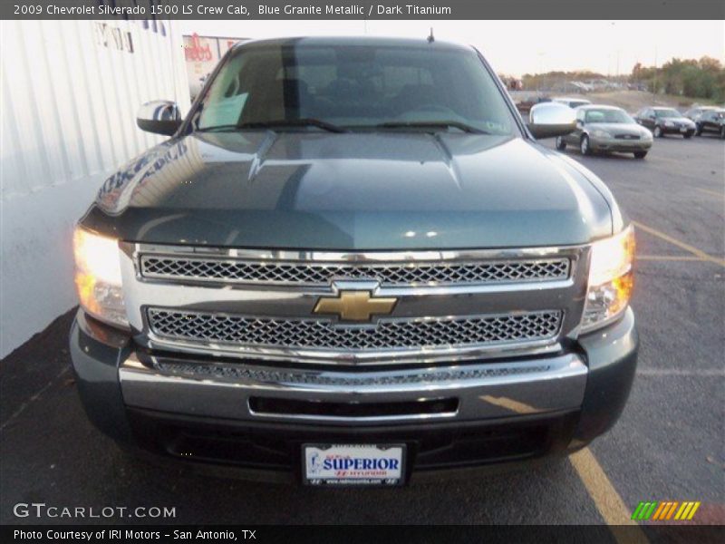Blue Granite Metallic / Dark Titanium 2009 Chevrolet Silverado 1500 LS Crew Cab