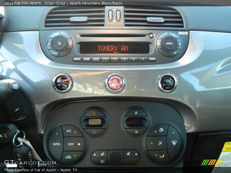 Controls of 2013 500 Abarth