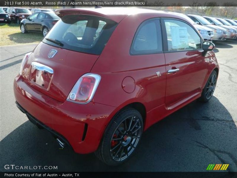 Rosso (Red) / Abarth Nero/Rosso/Nero (Black/Red/Black) 2013 Fiat 500 Abarth