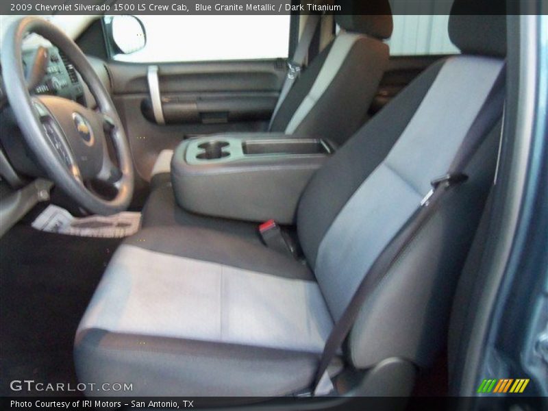 Blue Granite Metallic / Dark Titanium 2009 Chevrolet Silverado 1500 LS Crew Cab