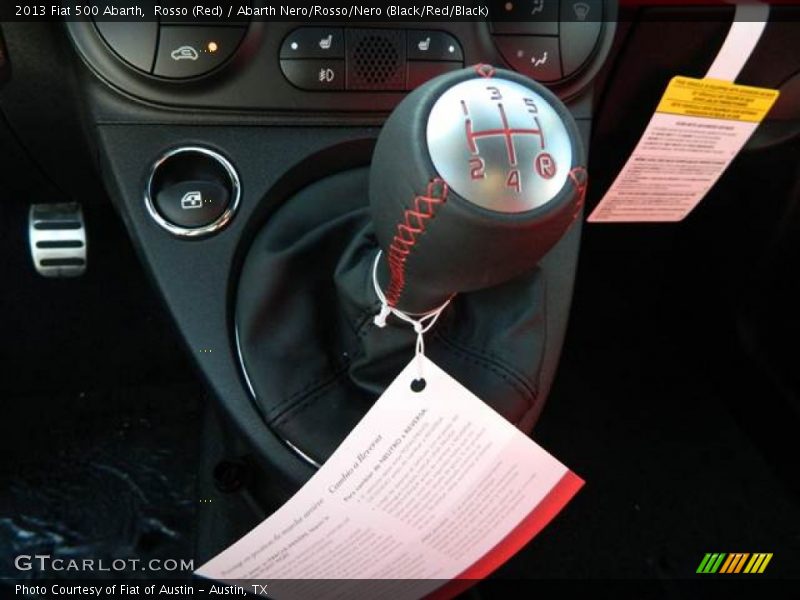  2013 500 Abarth 5 Speed Manual Shifter