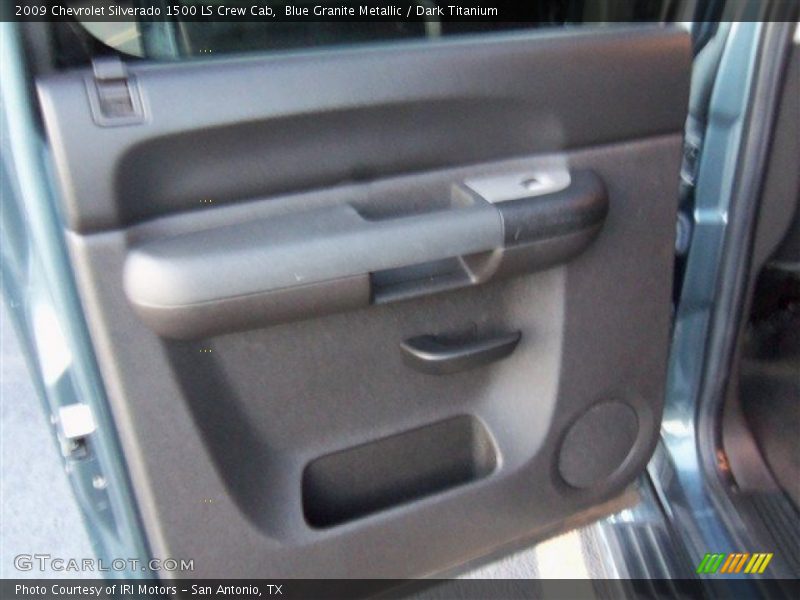Blue Granite Metallic / Dark Titanium 2009 Chevrolet Silverado 1500 LS Crew Cab