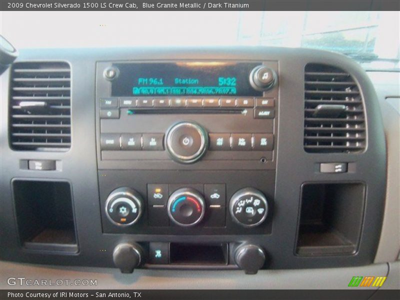 Blue Granite Metallic / Dark Titanium 2009 Chevrolet Silverado 1500 LS Crew Cab